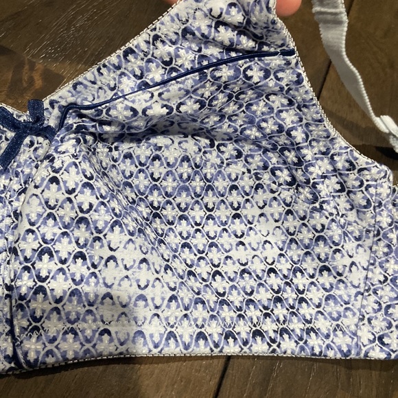 Comfort Choice 42B blue 100% cotton wire free bra EUC - Picture 9 of 10